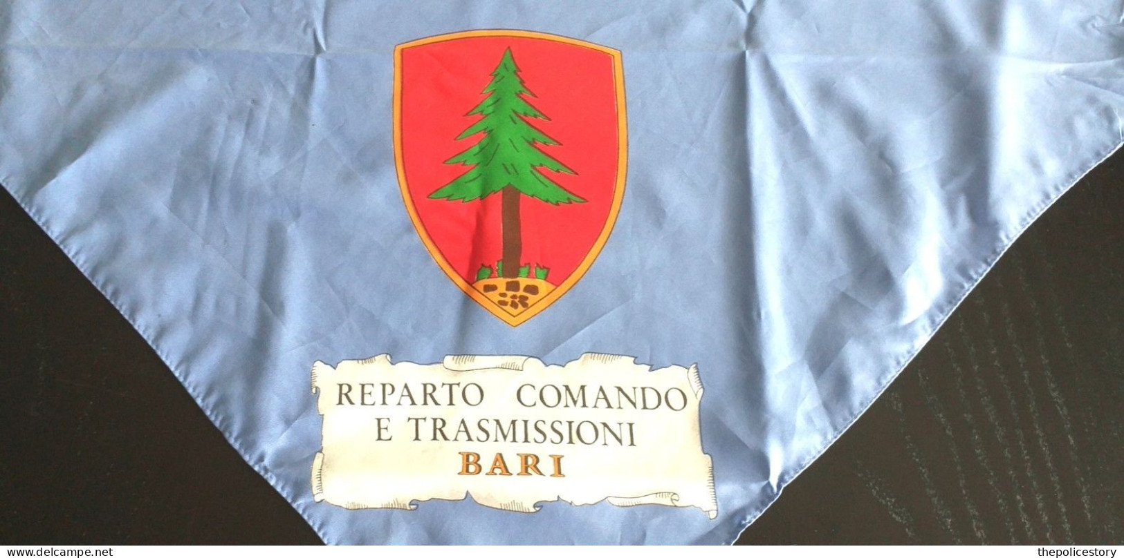 Foulard Vintage E.I.  Reparto Comando Trasmissioni Brigata Pinerolo  Mai Usato - Uniformes