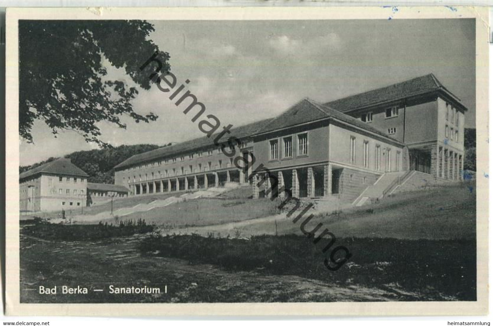 Bad Berka - Sanatorium I - Foto-Ansichtskarte - Verlag Richard Zieschank Rudolstadt - Bad Berka