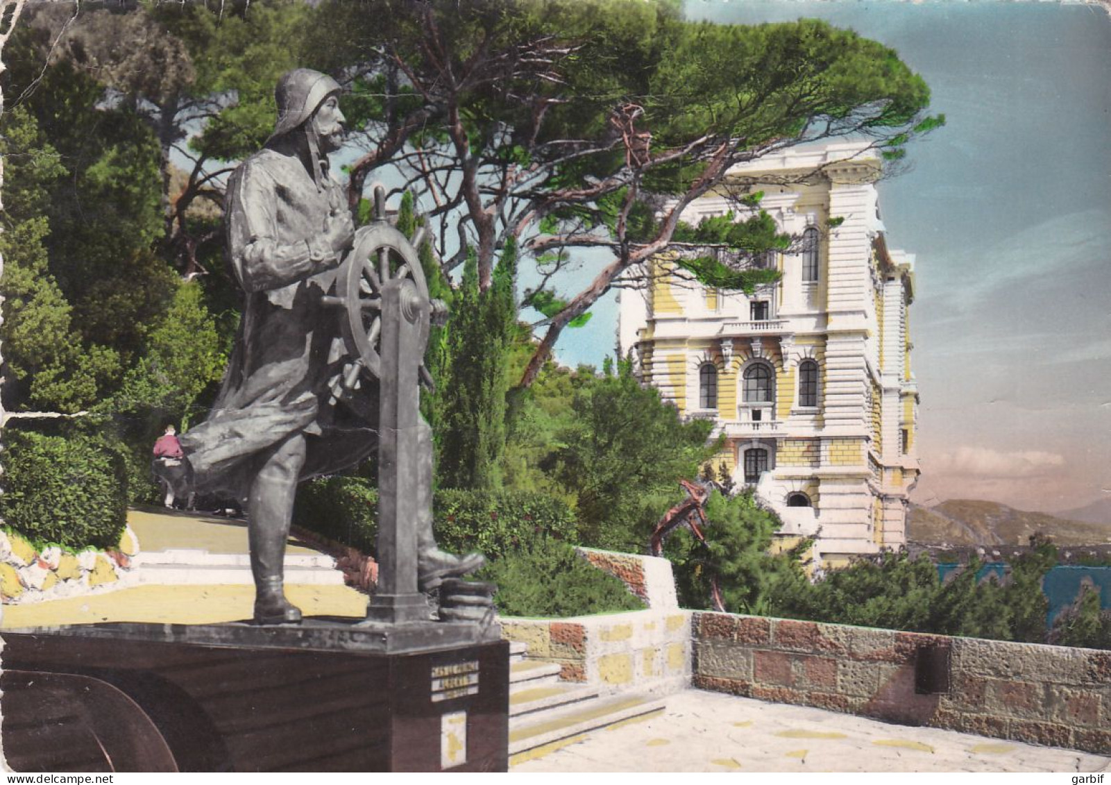 Monaco - Le Musée Océanografiphique Et Le Monument A S:A.S Prince Albert - Fg - Oceanographic Museum