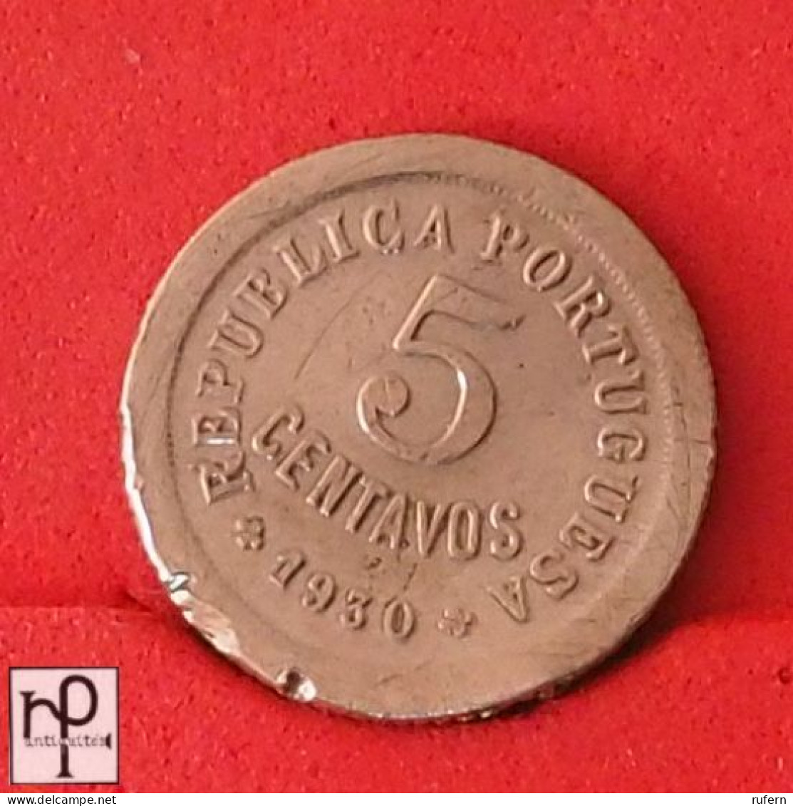 CAPE VERDE 5 CENTAVOS 1930 KM# 1 (Nº53812) - Cape Verde