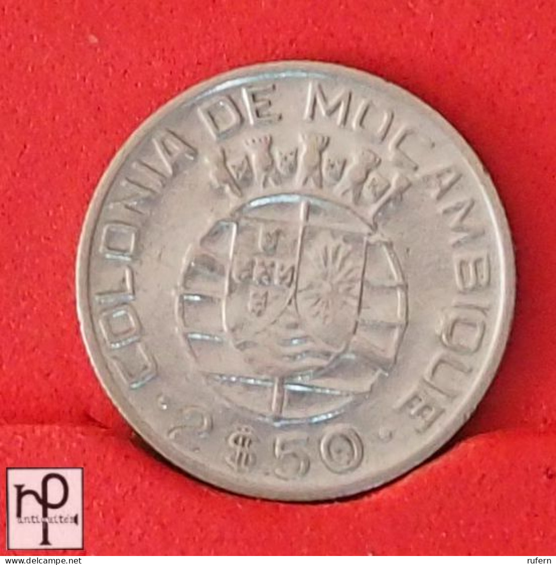 MOZAMBIQUE 2,5 ESCUDOS 1950  *** SILVER *** KM# 78 (Nº53813) - Mozambique