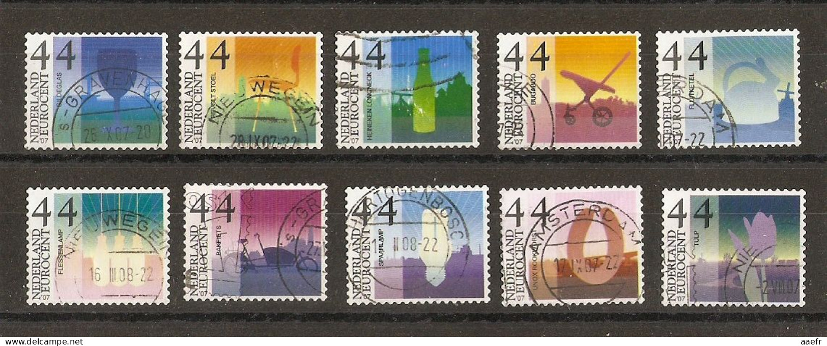 Pays-Bas 2007 - Faits En Hollande - Série Complète° 2395/2404 - Design - Artisanat - Vrac (max 999 Timbres)