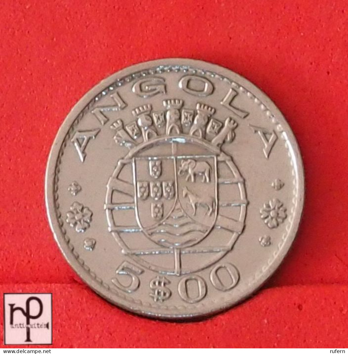 ANGOLA 5 ESCUDOS 1972 KM# 81 (Nº53829) - Angola