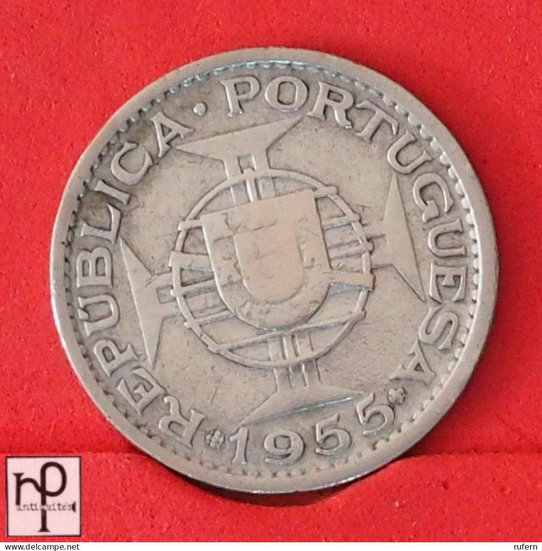 MOZAMBIQUE 20 ESCUDOS 1955 *** SILVER*** KM# 80 (Nº53831) - Mozambico