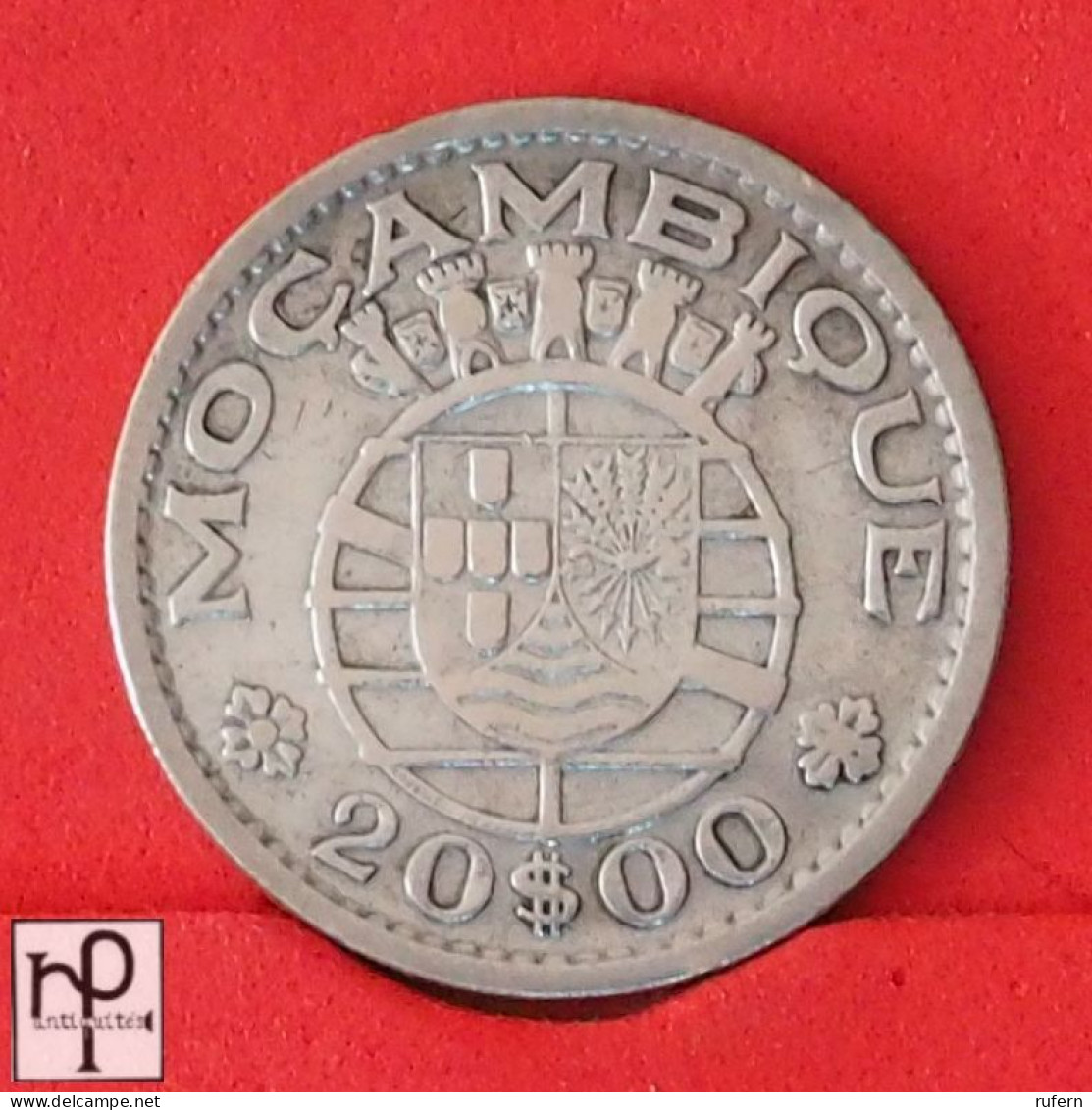 MOZAMBIQUE 20 ESCUDOS 1955 *** SILVER*** KM# 80 (Nº53831) - Mozambico