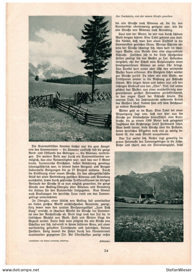 Bergland. Illustrierte Alpenländische Monatsschrift. 13. Jahrgang - 1931, Heft 4 - Voyage & Divertissement