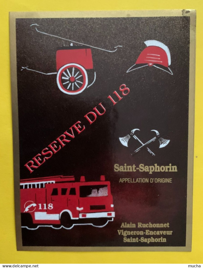 19992 - Suisse Réserve Du 118 Saint-Saphorin Alain Ruchonnet - Pompiers