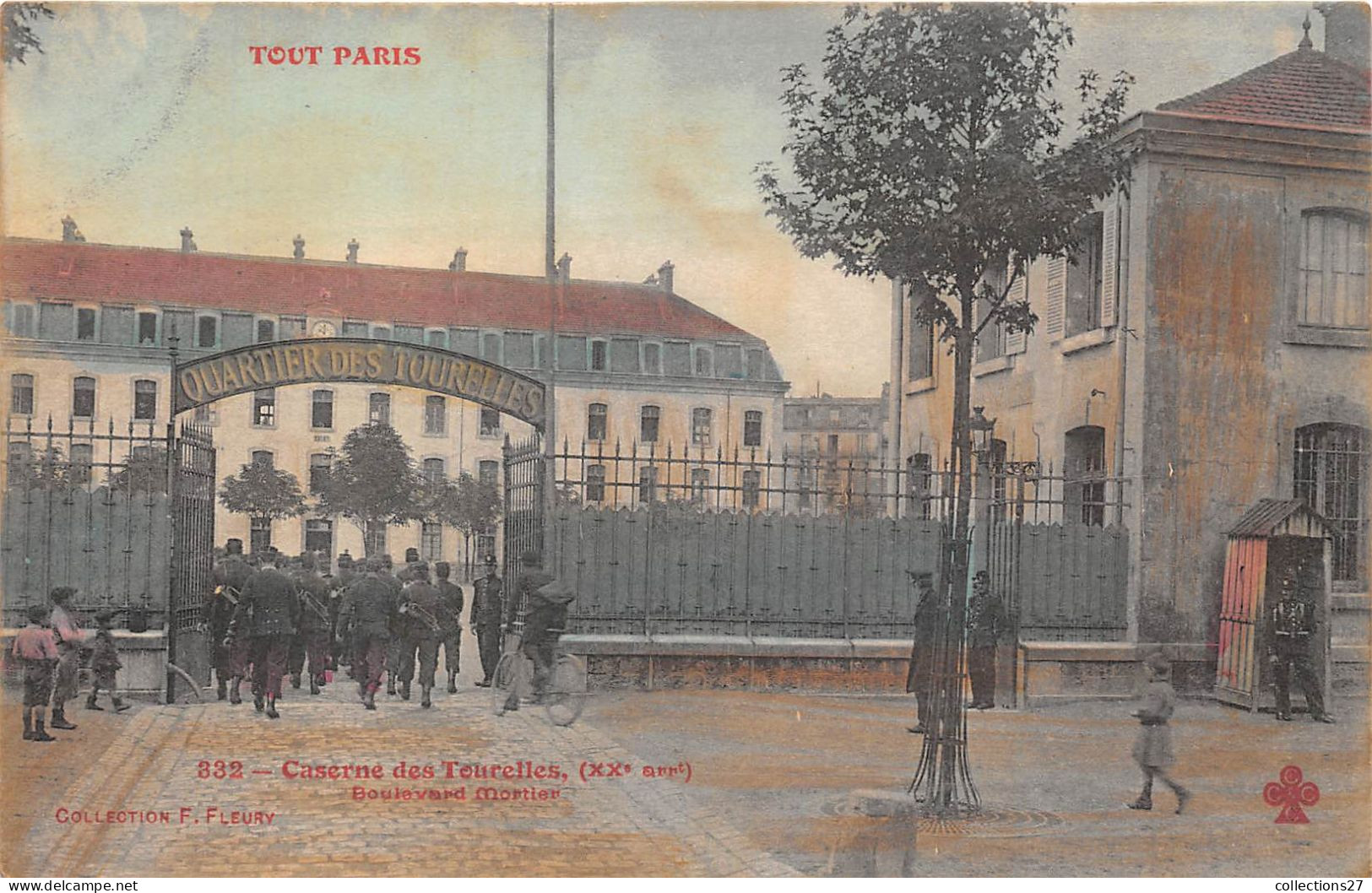 PARIS-75020-TOUT PARIS- CASERNE DES TOURELLES, BOULEVARD MORTIER - Paris (20)