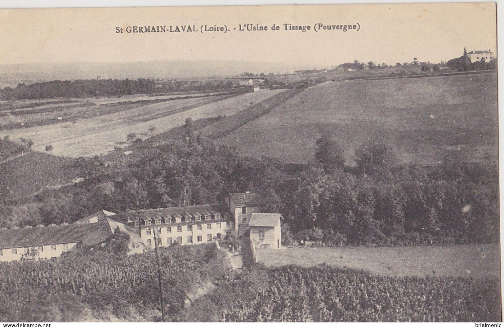 ST GERMAIN LAVAL   L'usine De Tissage  ( Peuvergne ) - Saint Germain Laval