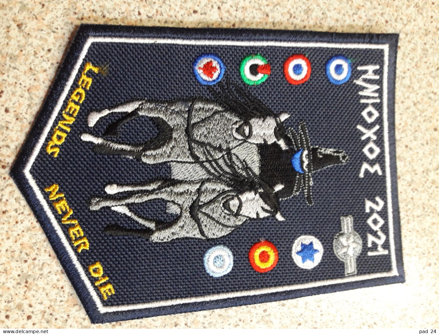Official Patch F-4 Phantom  Of The Multinational Aerial Combat Exercise Iniochos 2021 From Hellenic Air Force - Aviazione