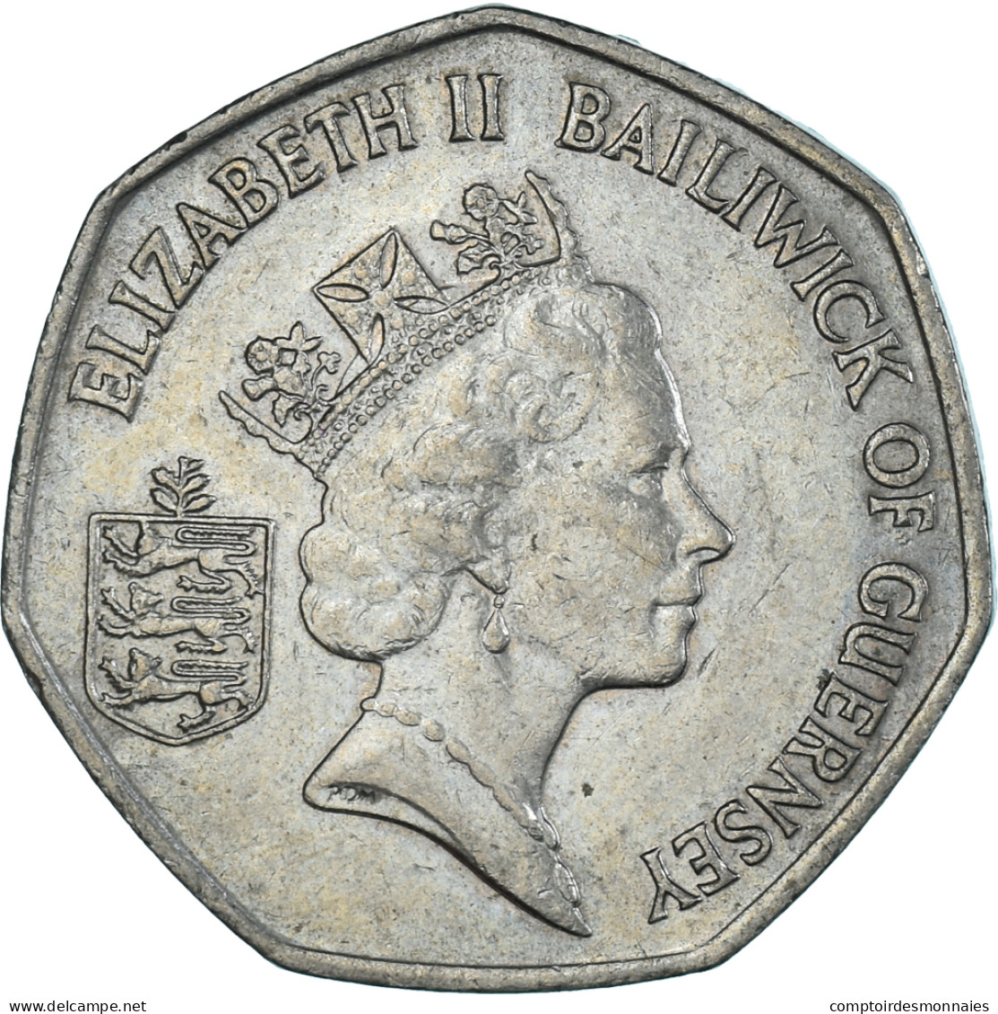 Monnaie, Guernesey, 50 Pence, 1997 - Guernesey
