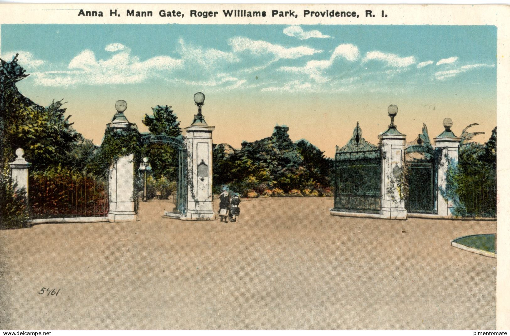 RHODE ISLAND PROVIDENCE ANNA H. MANN GATE ROGER WILLIAMS PARK - Providence