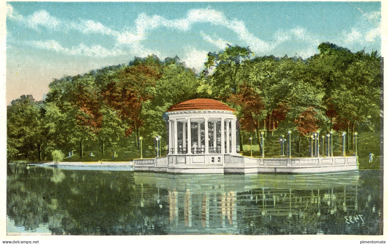 RHODE ISLAND PROVIDENCE BAND STAND AND PERGOLA ROGER WILLIAMS PARK - Providence