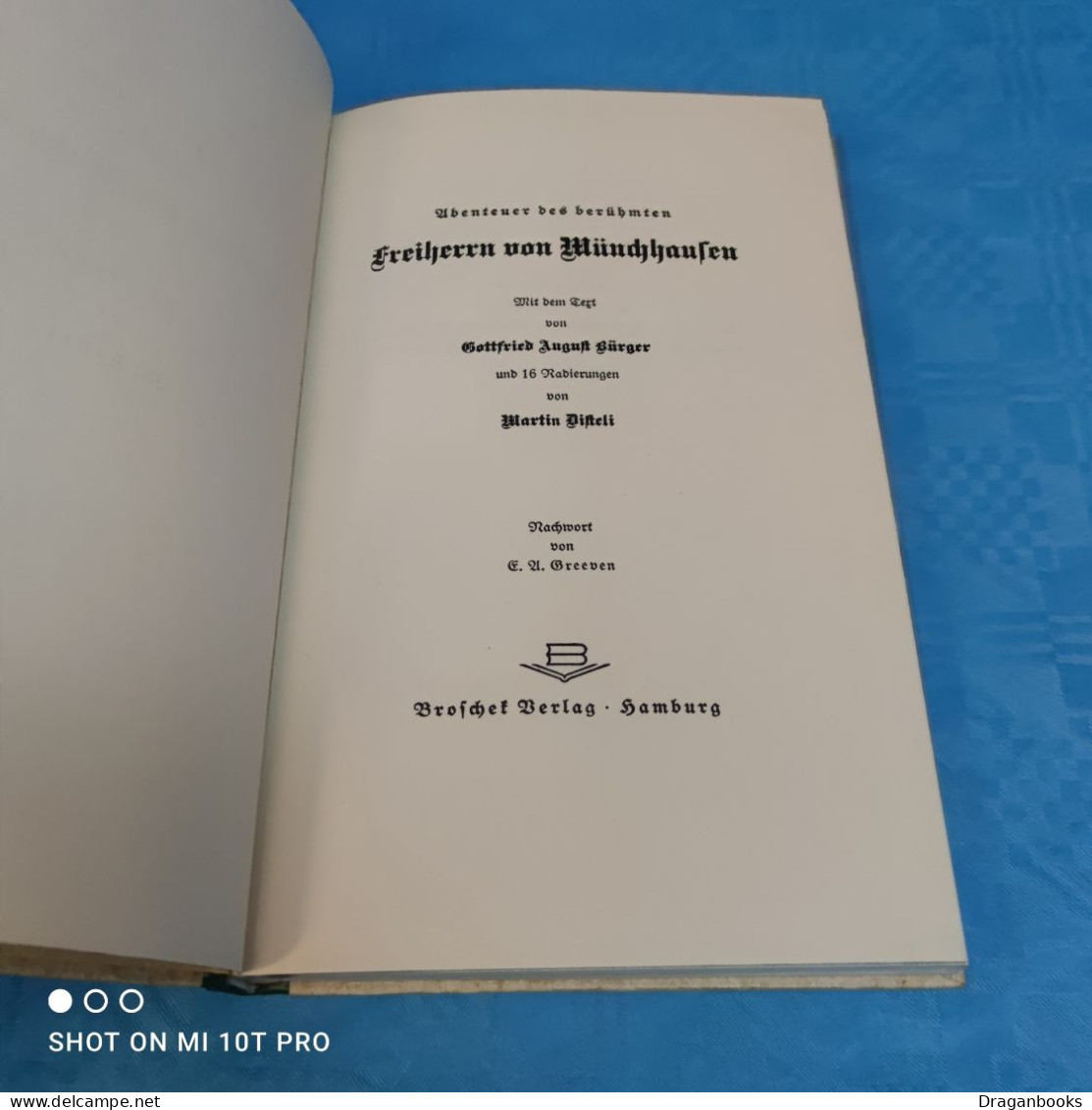 Gottfried August Bürger - Abenteuer Des Freiherrn Von Münchhausen Im Schuber - Märchen