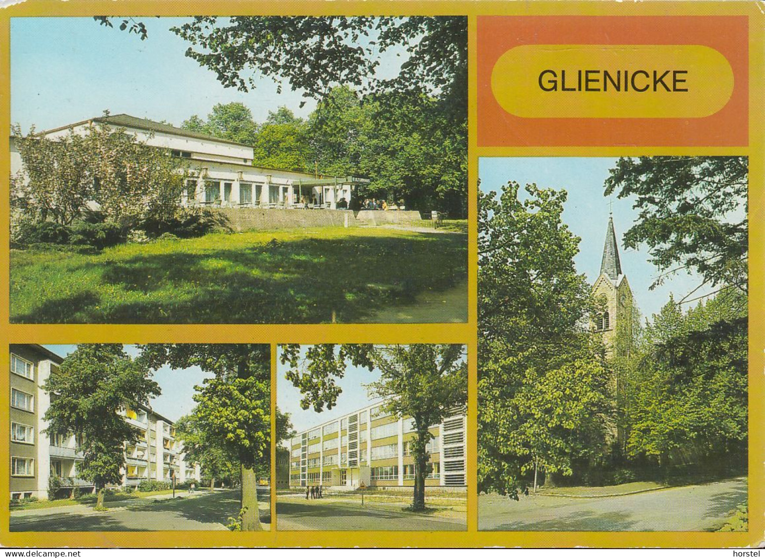 D-16548 Glienicke/Nordbahn - Neue Schule - Leninstraße - Kulturhaus - Glienicke