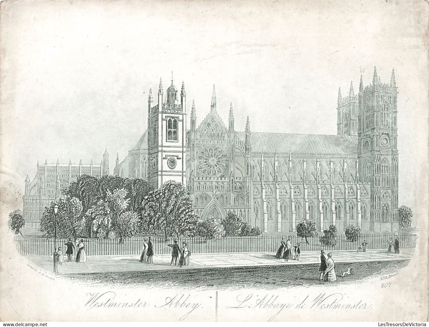 Carte Porcelaine - Westminster Abbey - L'abbaye De Westminster - Carte Postale Ancienne - Porcelaine