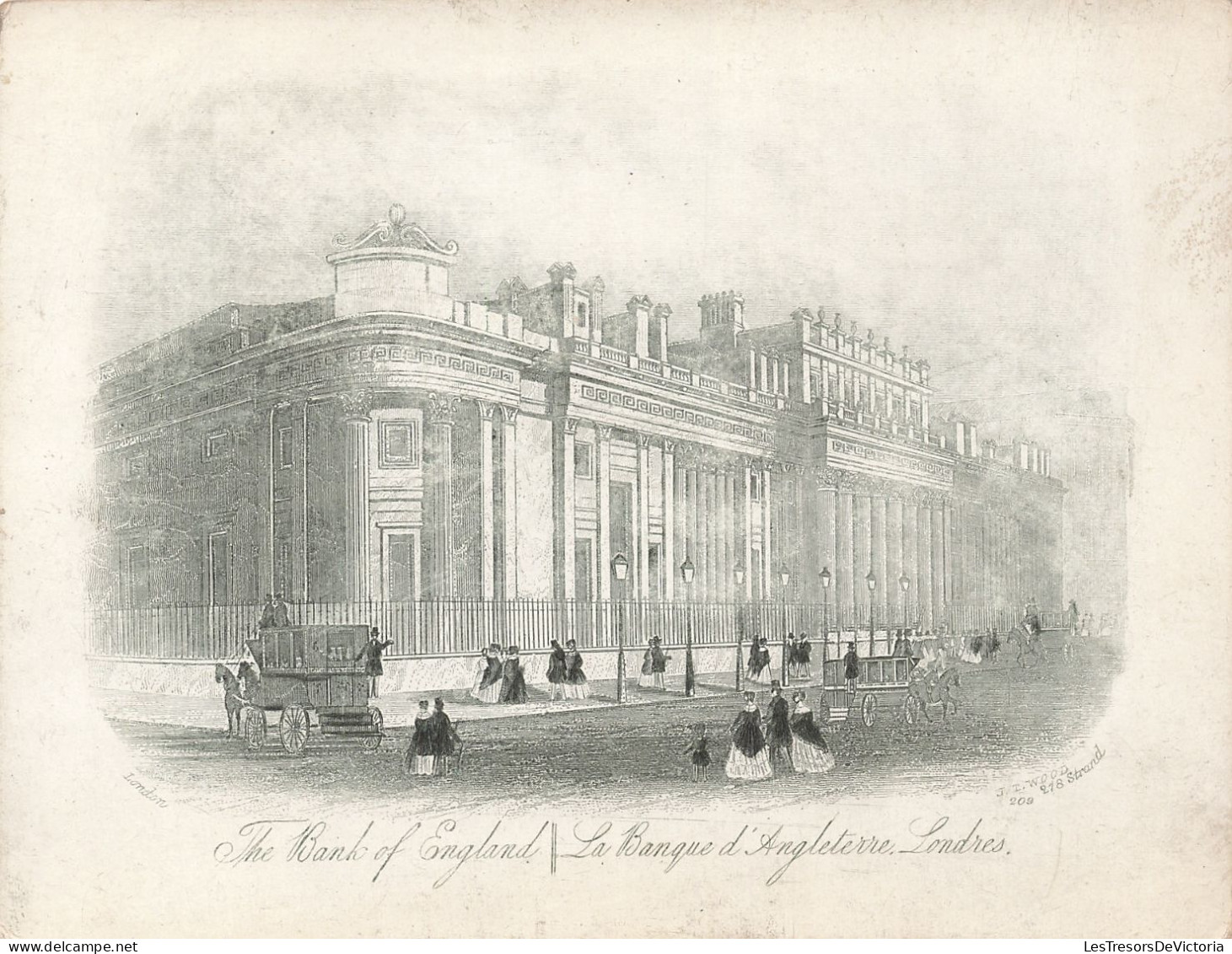 Carte Porcelaine - The Bank Of England - La Banque D'angleterre - Londres - Carte Postale Ancienne - Cartoline Porcellana