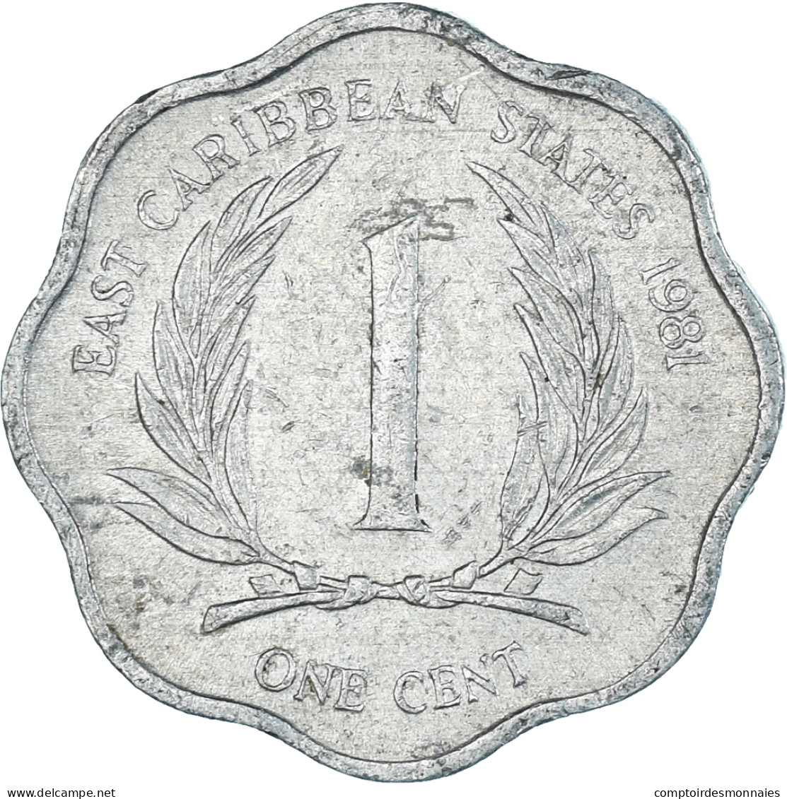 Monnaie, Etats Des Caraibes Orientales, Cent, 1981 - Caraïbes Orientales (Etats Des)