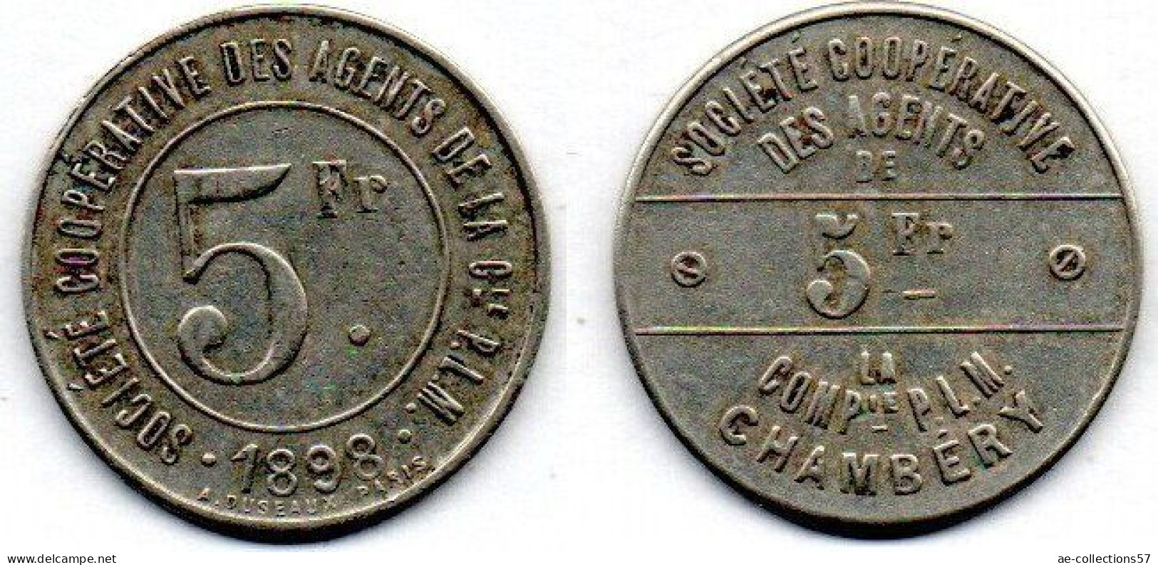 MA 20720 / 5 Francs Chambéry TTB - Professionals / Firms