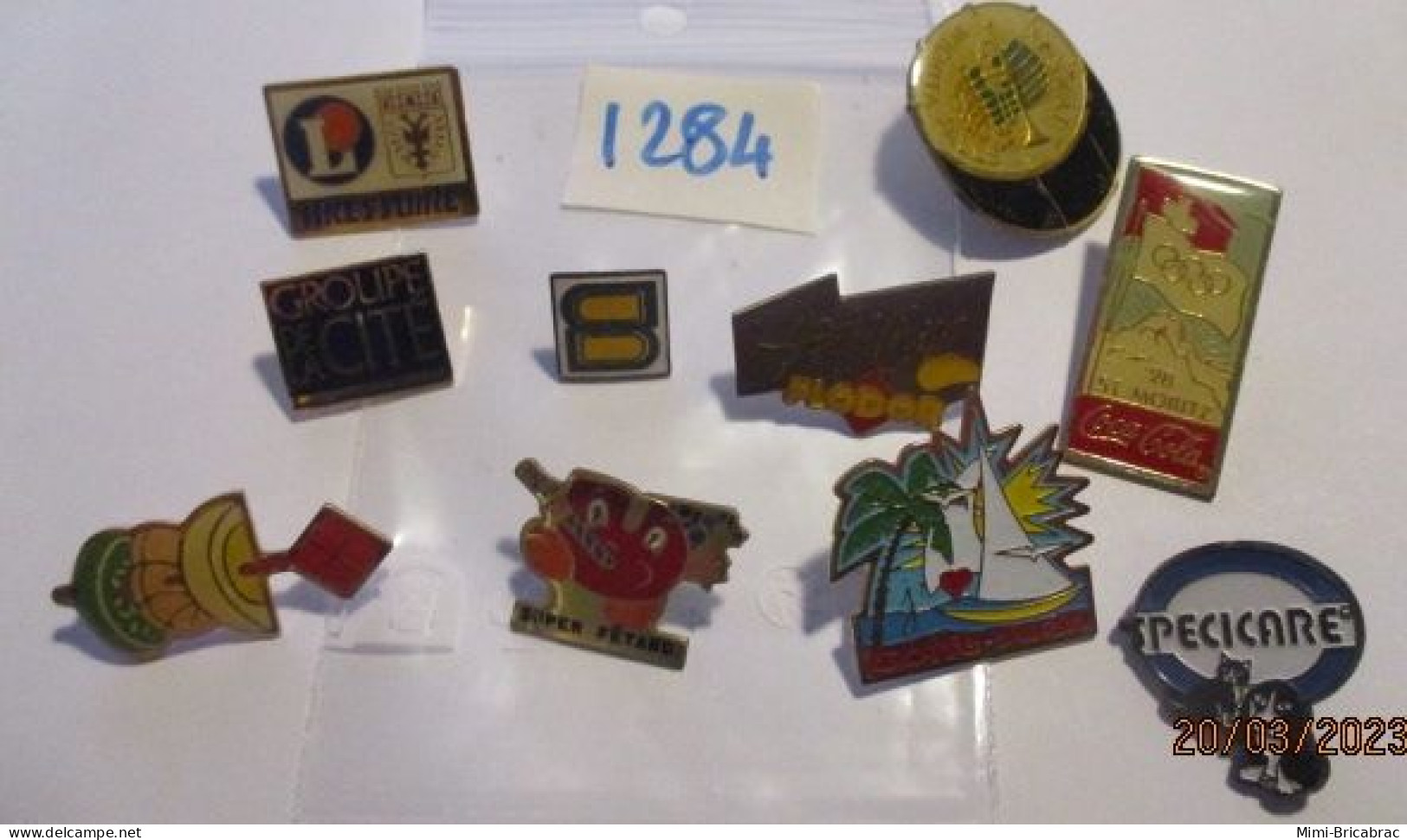 SUPER AFFAIRE A PRIX CASSE !!! LOT 1284 : Lot De 10 Pin's TOUS DIFFERENTS En Très Bon état Mais SANS Les Attaches - Lots