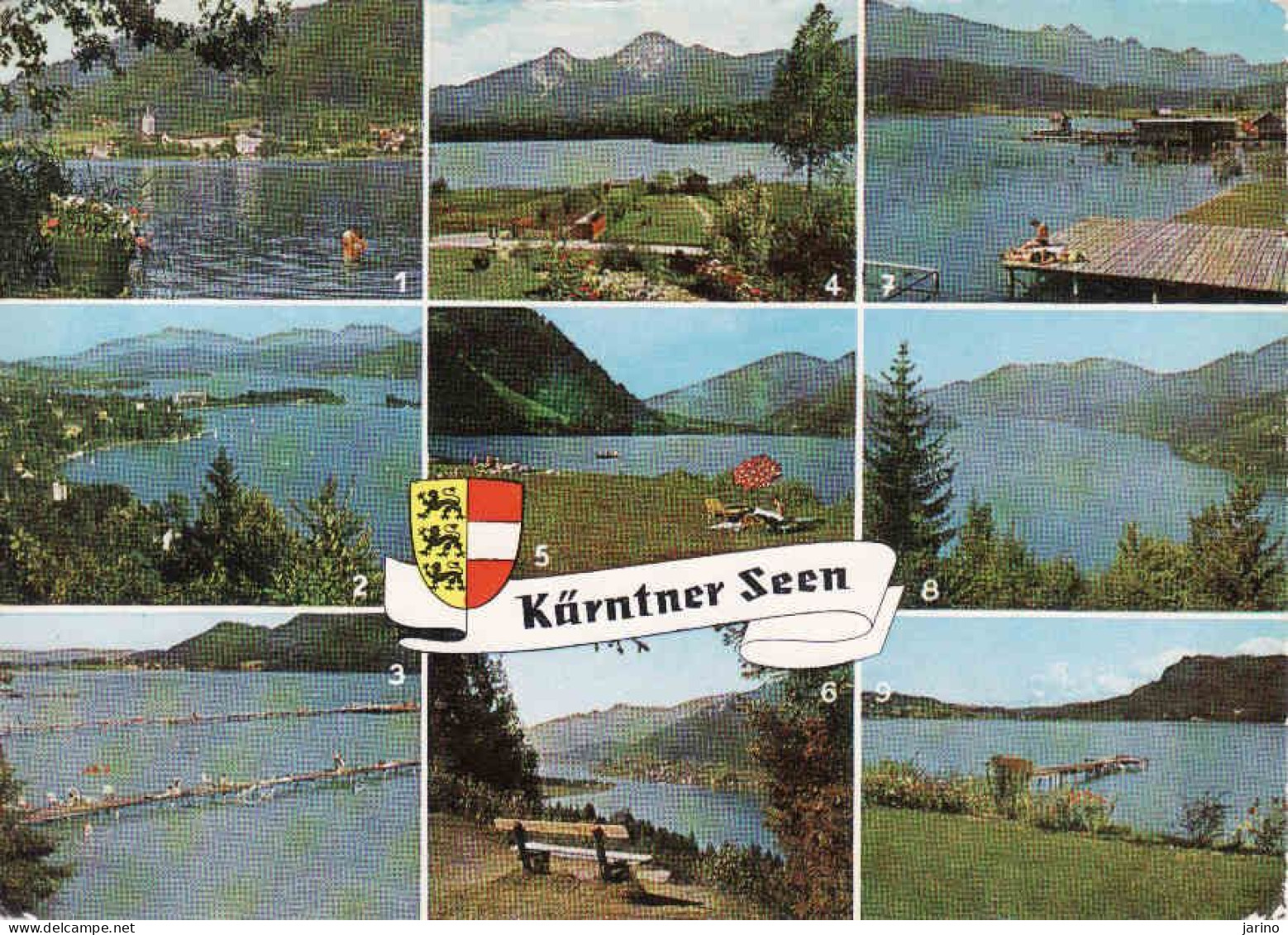 Österreich, Kärnten, Faakersee, Klopeiner See, Kärntner Seen, Ossiacher See, Faaker See,...gebraucht 1965 - Faakersee-Orte