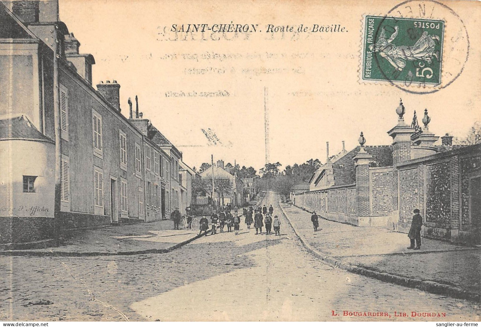 CPA 91 SAINT CHERON / ROUTE DE BAVILLE - Saint Cheron