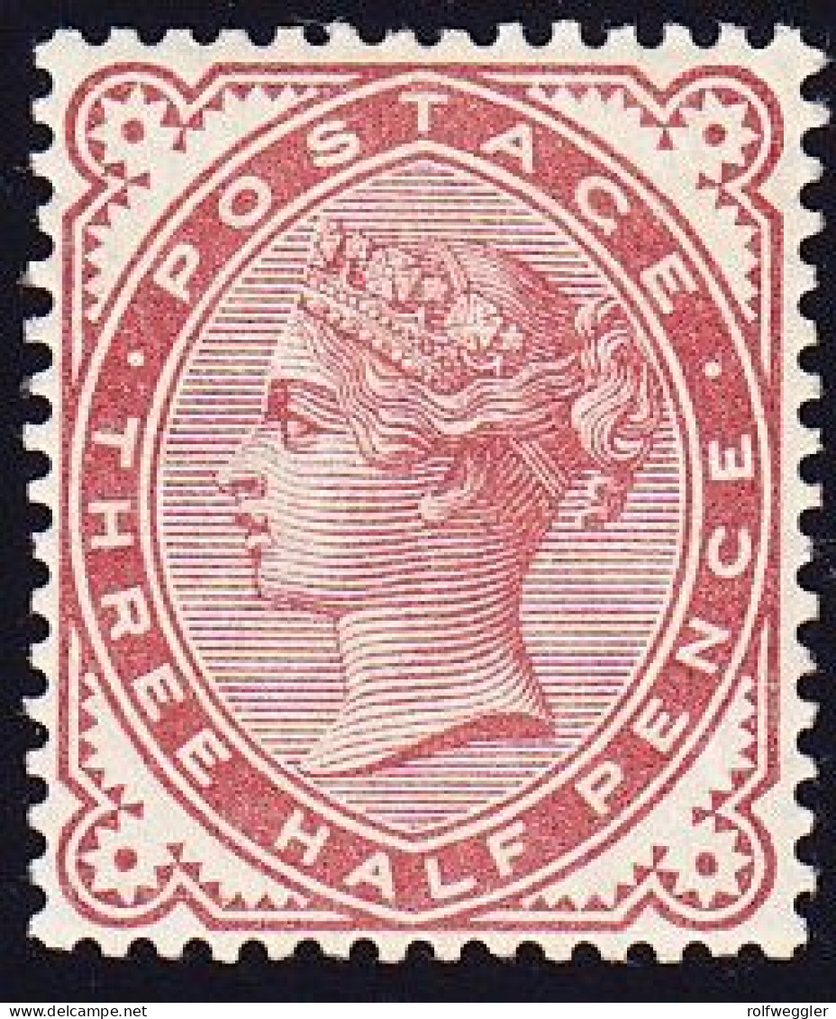 1880  1 1/2 D. Venetian Red. Ungestempelt Mit Erstfalzspur. SG No 167 - Ungebraucht