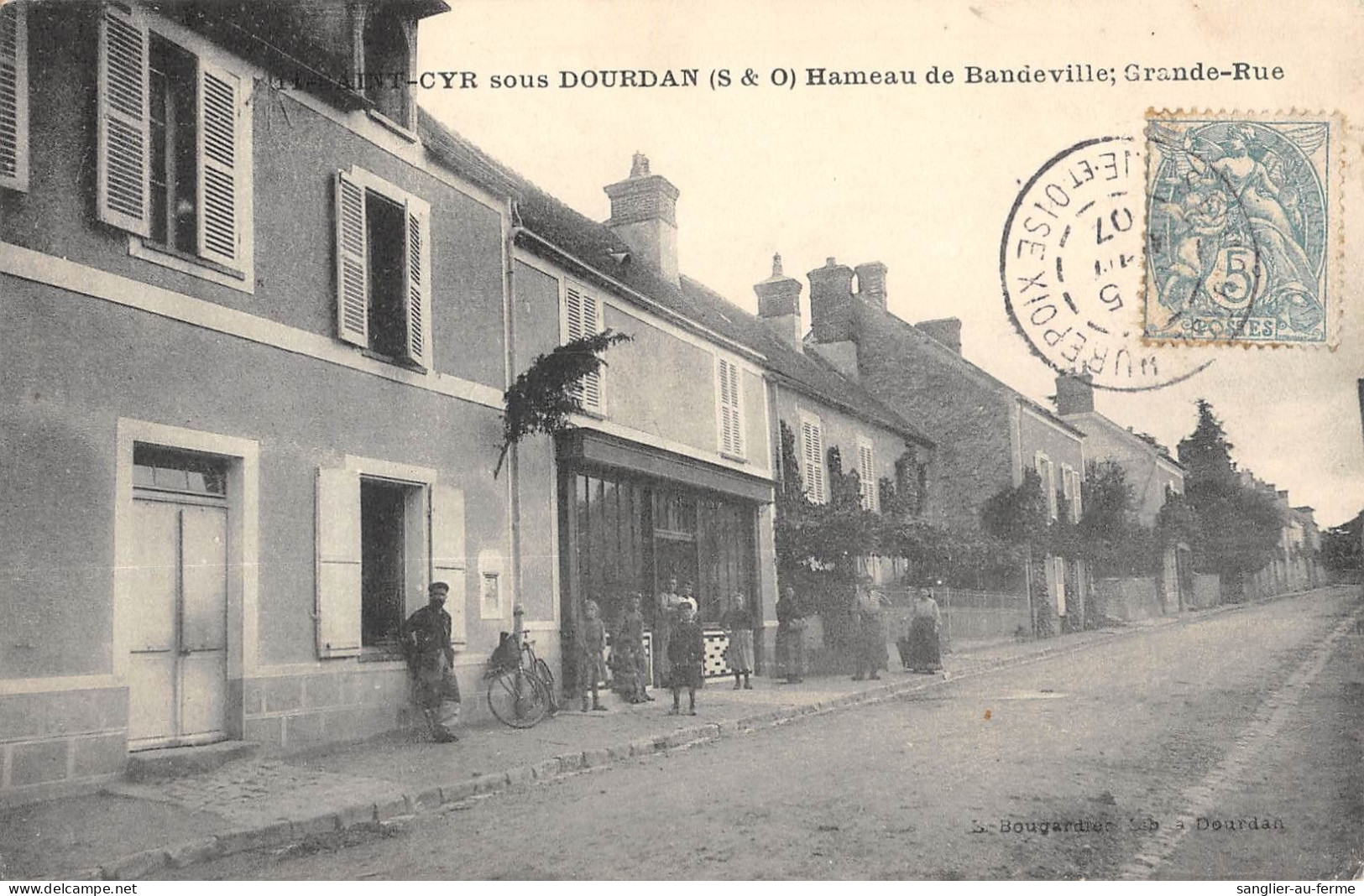 CPA 91 SAINT CYR SOUS DOURDAN / HAMEAU DE BANDEVILLE / GRANDE RUE - Other & Unclassified