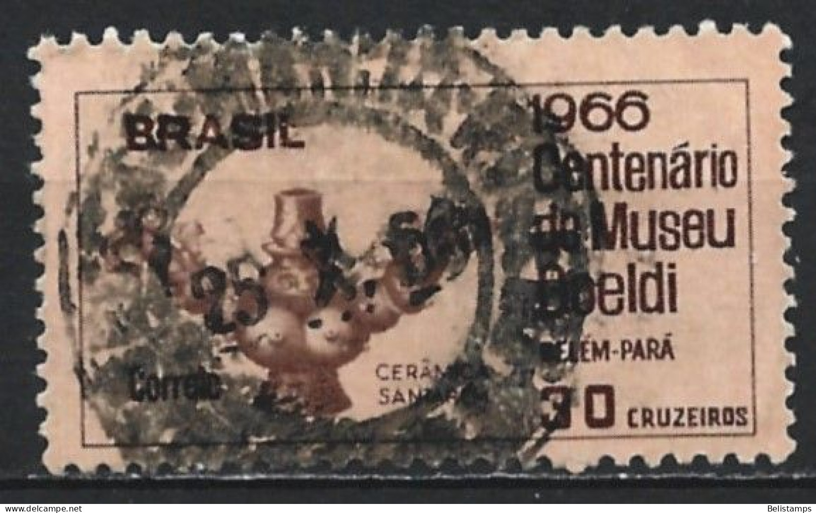 Brazil 1966. Scott #1025 (U) Ceramic Candlestick From Santarém  *Complete Issue* - Gebruikt
