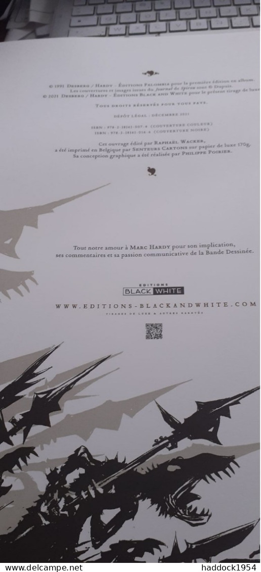 ARKEL Lilith - Les Pirates De L'envers Et Autres Petites Histoires DESBERG HARDY éditions Black Et White 2021 - Prime Copie