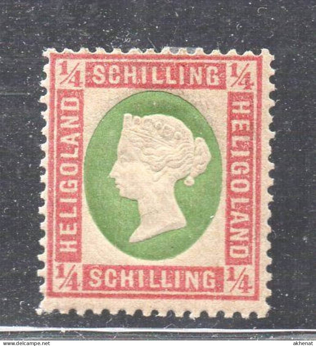 OM617 - HELIGOLAND 1873 , Mk N. 8 Linguella * - Heligoland