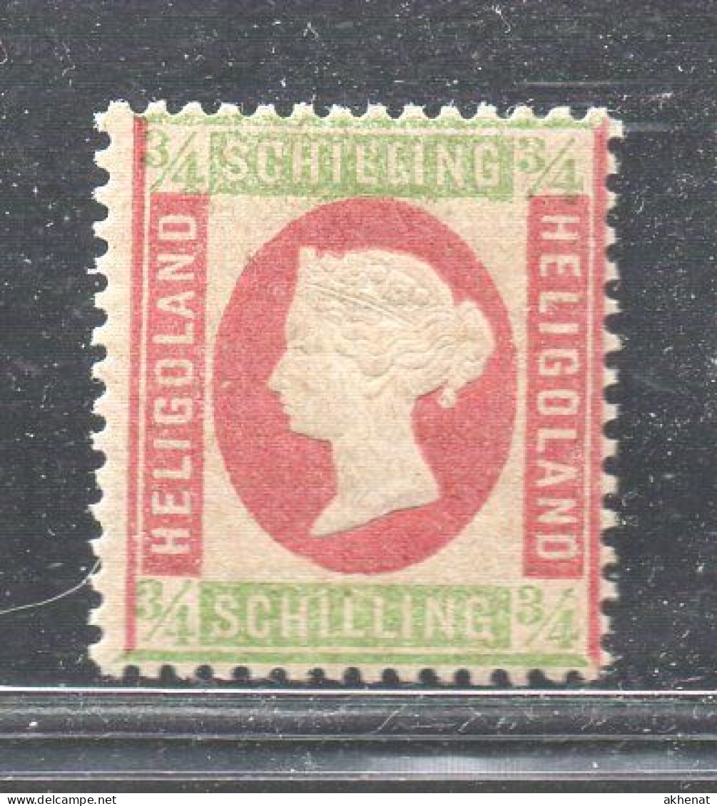 OM619 - HELIGOLAND 1873 , Mk N. 9 Linguella * - Heligoland