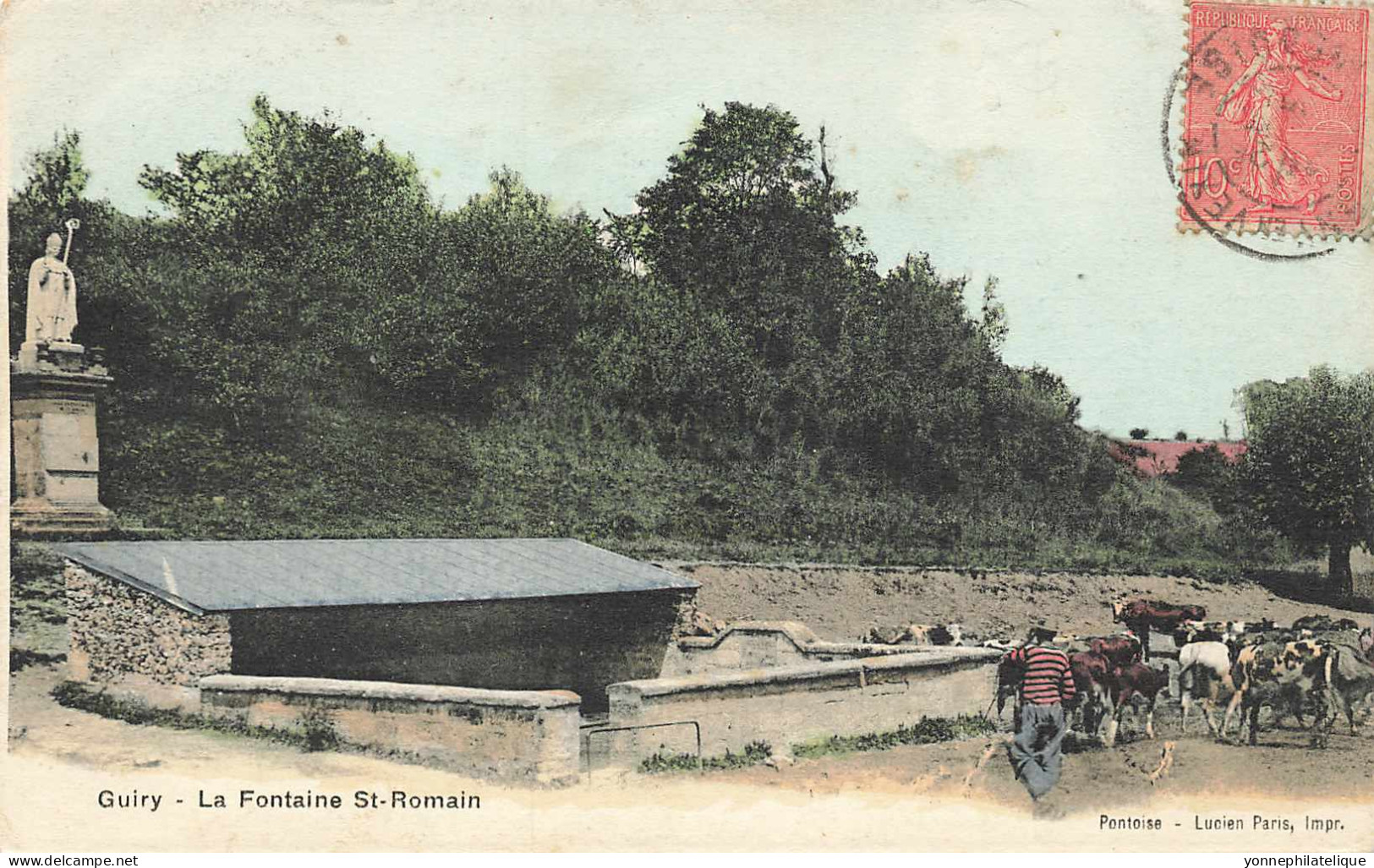 95 - VAL D'OISE - GUIRY - La Fontaine St-Romain - 10548 - Guiry En Vexin