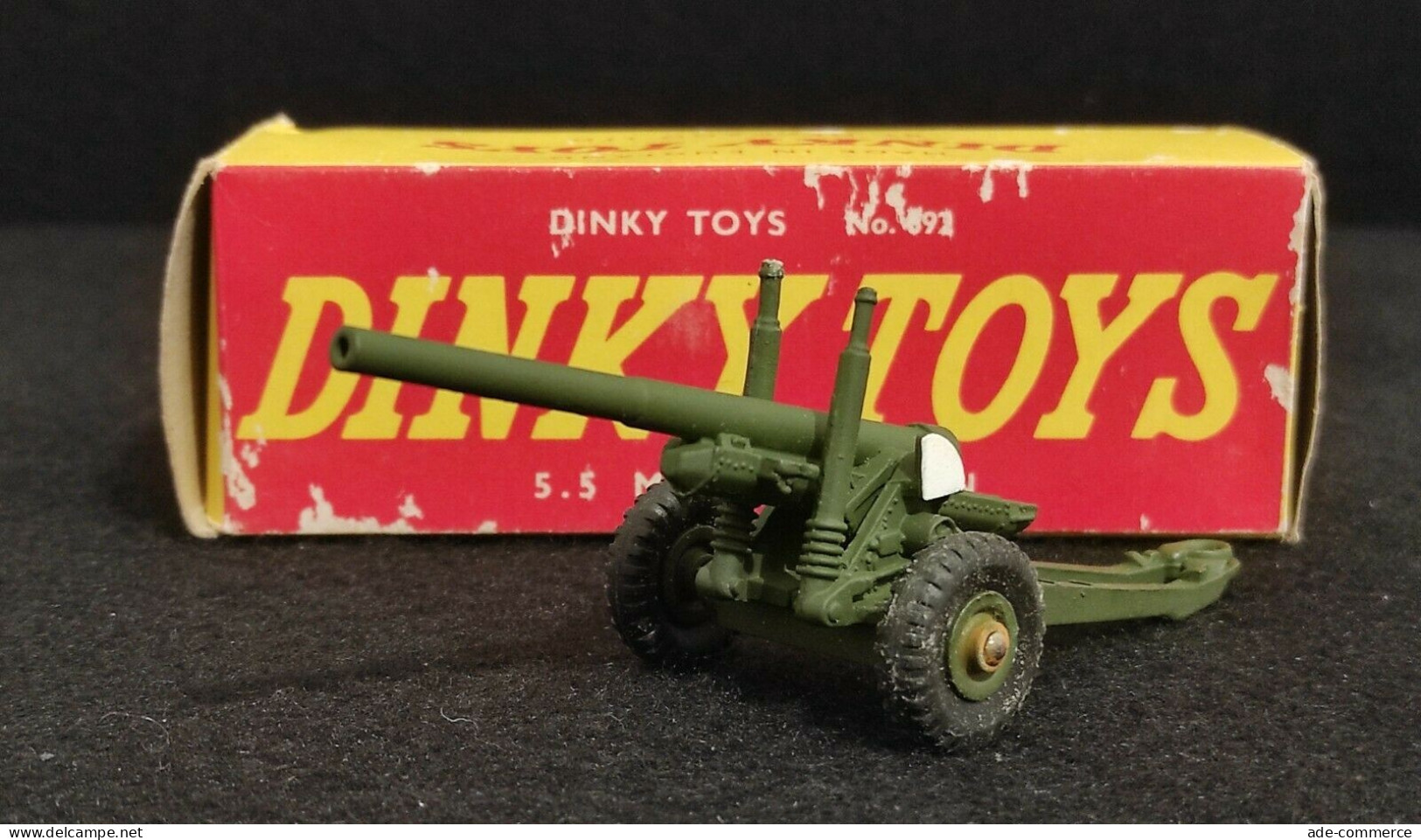 Dinky Toys 5.5 Medium Gun 692 Meccano LTD - Modellino Militare Metallo - Otros & Sin Clasificación