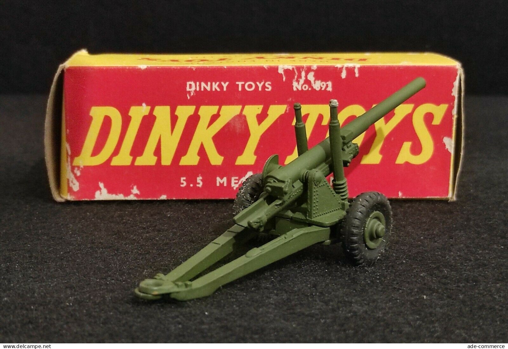 Dinky Toys 5.5 Medium Gun 692 Meccano LTD - Modellino Militare Metallo