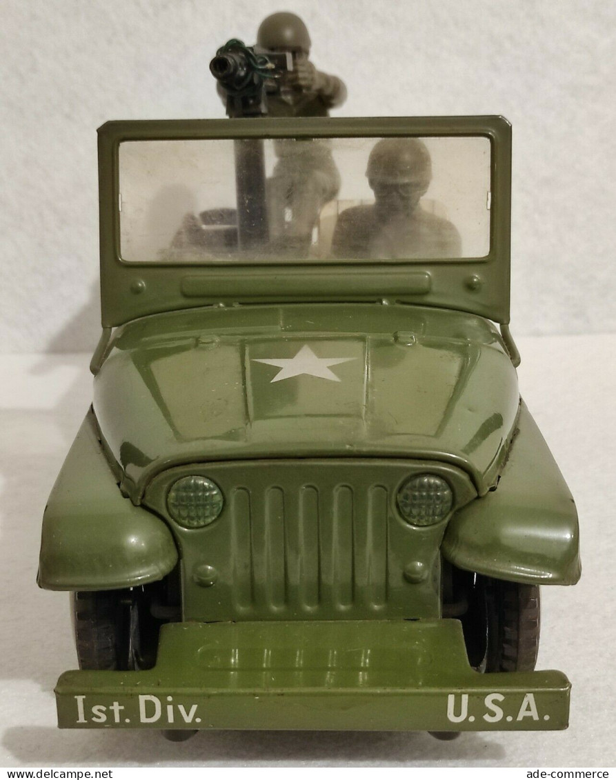 T.N Made In Japan - Jeep Ranger Militare - Giocattolo Latta Batteria - Vintage - Altri & Non Classificati