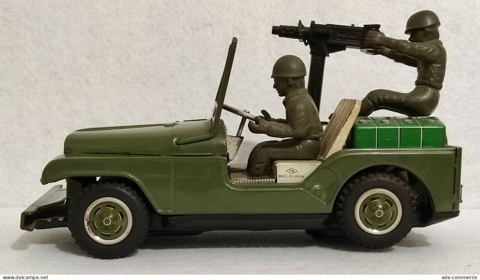 T.N Made In Japan - Jeep Ranger Militare - Giocattolo Latta Batteria - Vintage - Sonstige & Ohne Zuordnung