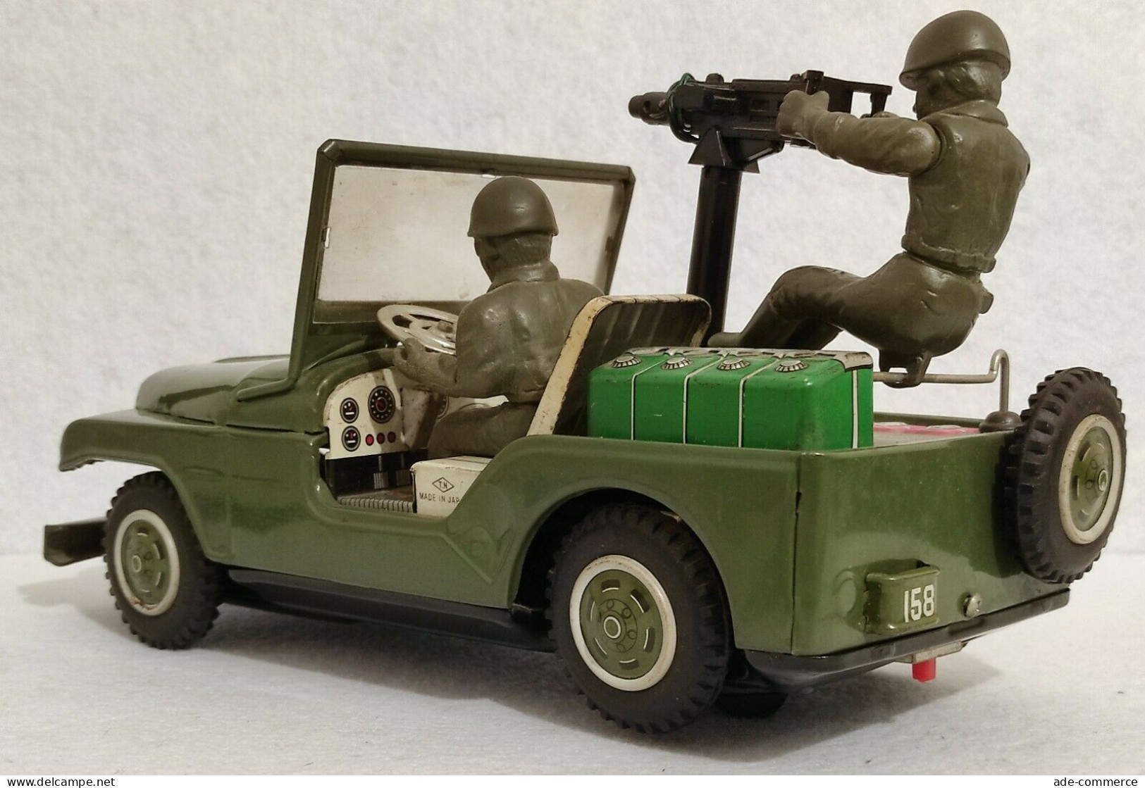 T.N Made In Japan - Jeep Ranger Militare - Giocattolo Latta Batteria - Vintage - Altri & Non Classificati