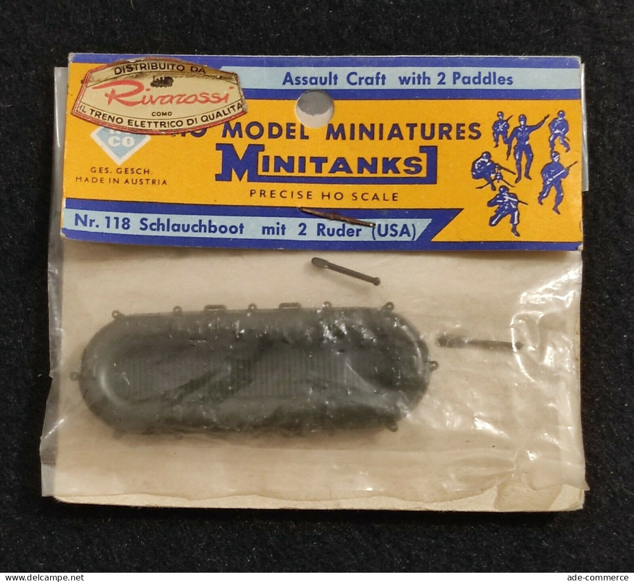 Roco Miniatures Minitanks N°118 Assault Craft - Modellino Gommone D'Assalto - Altri & Non Classificati