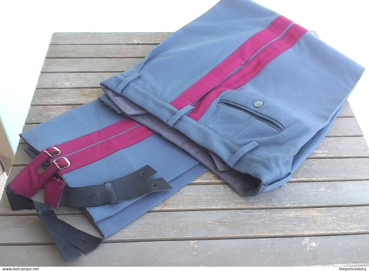 Pantaloni Vintage P.S. Servizi Di Rappresentanza Con Sottopiede Originali Mai Usati - Uniformes