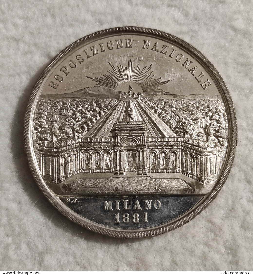 Medaglia Esposizione Nazionale Milano 1881 - Altri & Non Classificati