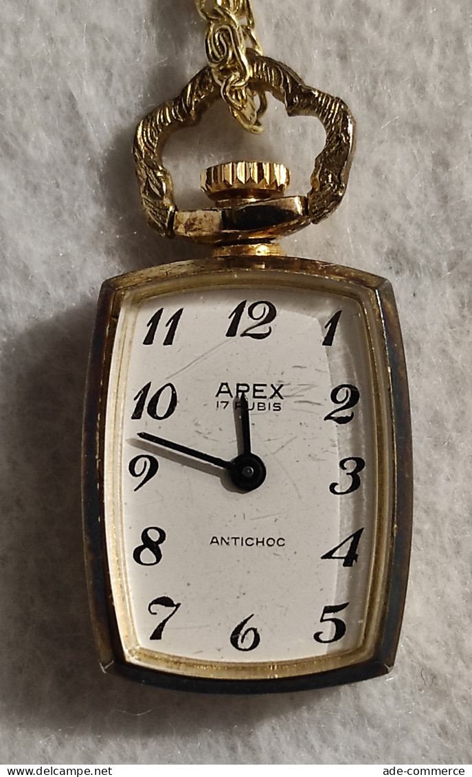 Orologio Tasca/Ciondolo Apex 17 Rubis Manuale Antichoc - Other & Unclassified