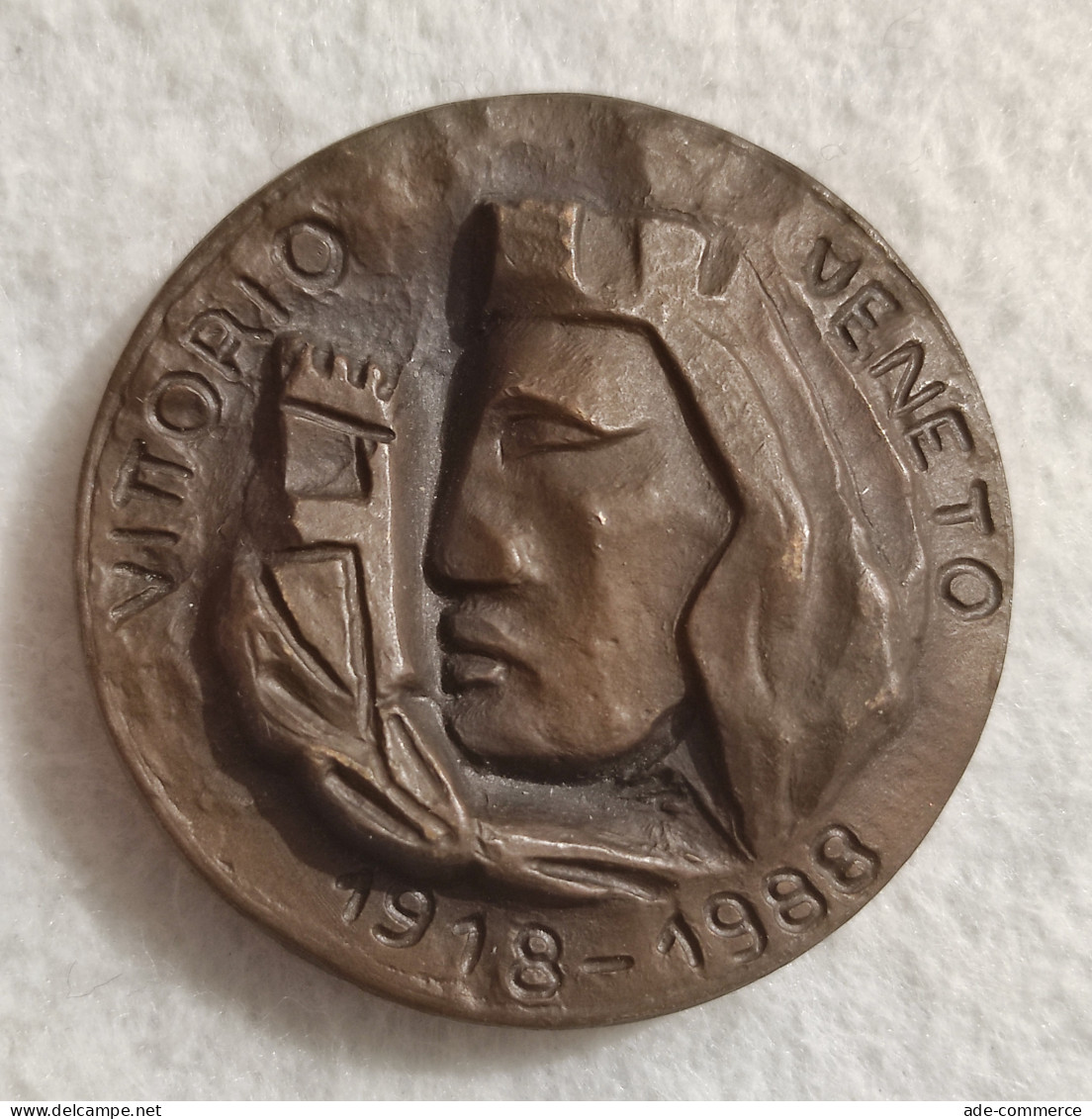 Medaglia Città Di Vittorio Veneto - 1918-1988 - Altri & Non Classificati