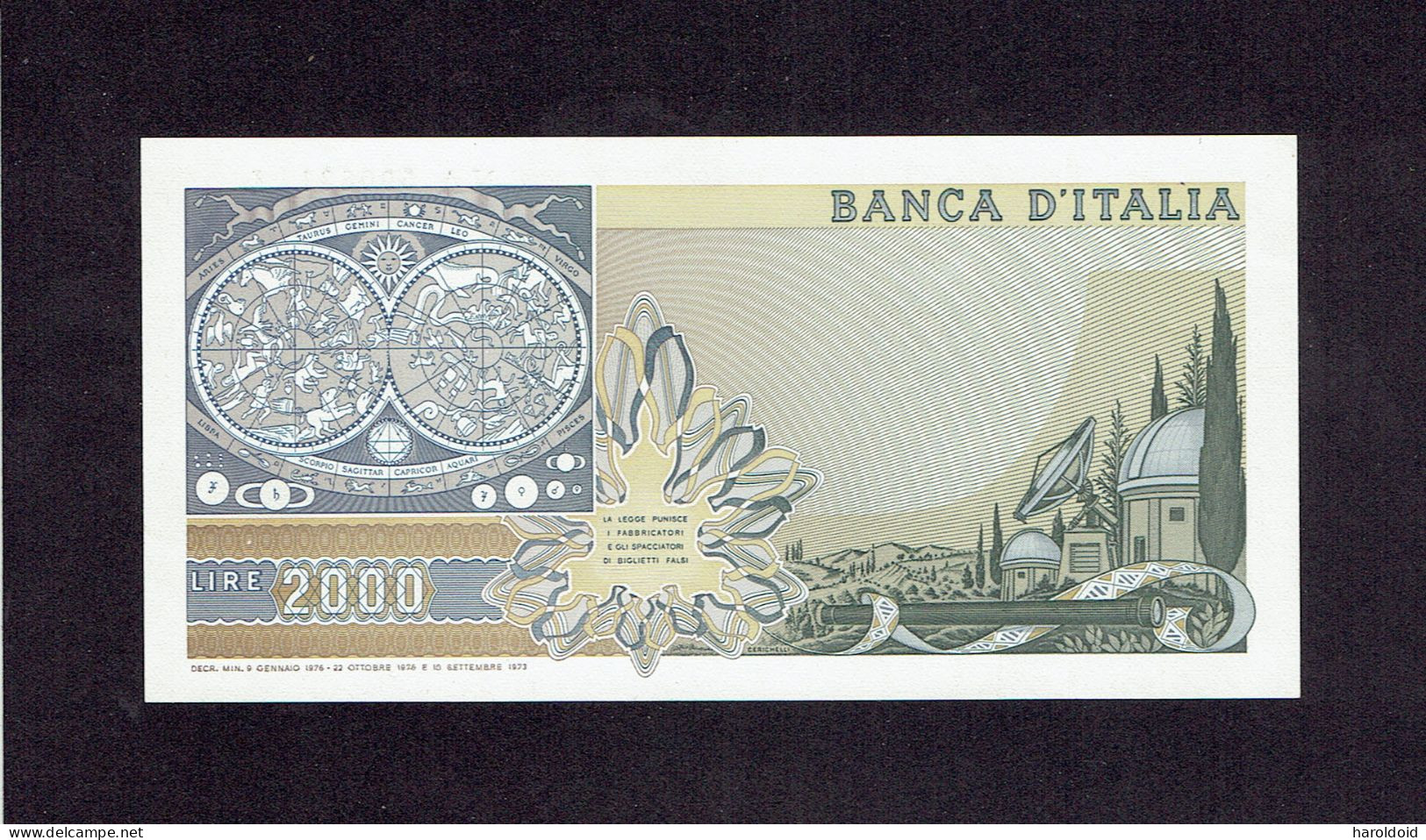 ITALIE - 2000 L NA590831L - NEUF - UNC - 2000 Liras