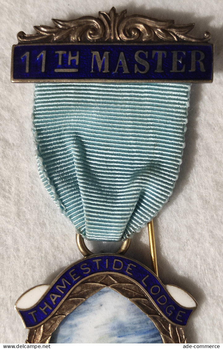 Medaglia Massonica Thamestide Lodge 11° Master - Altri & Non Classificati
