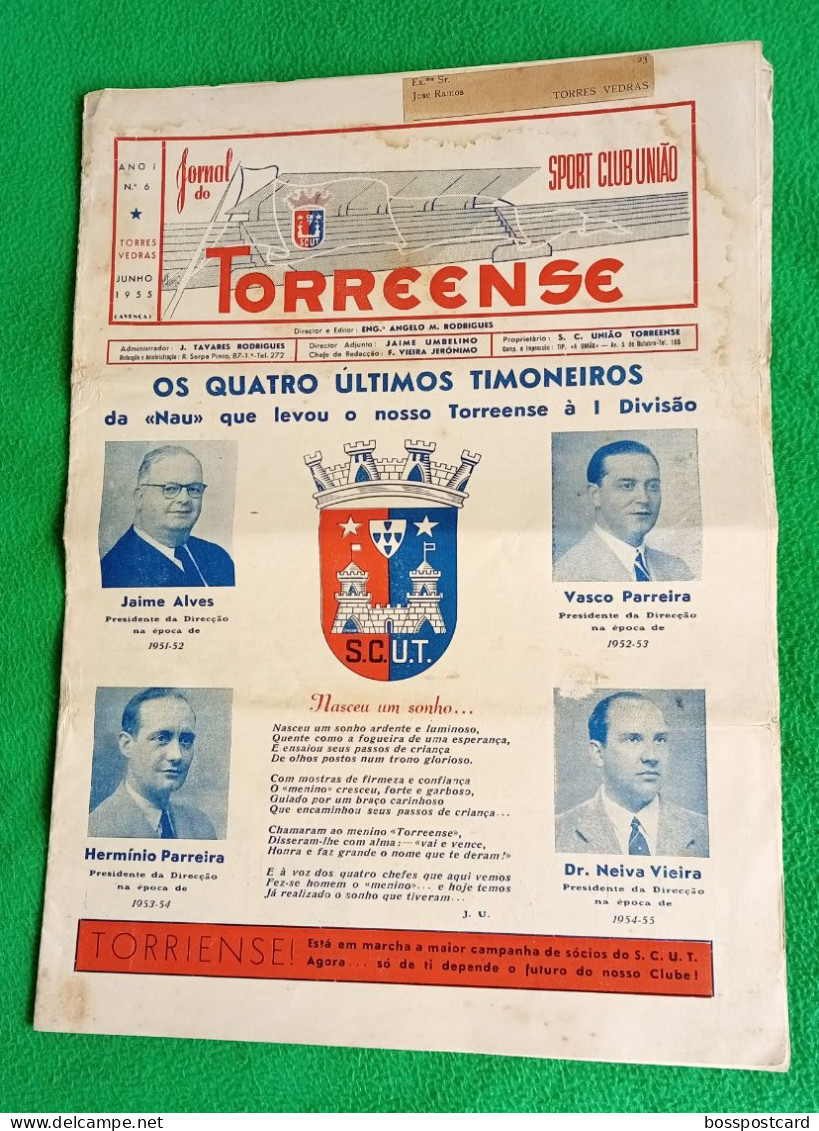 Torres Vedras - Jornal Do Torrense Nº 6, Junho De 1958 - Imprensa - Portugal - Algemene Informatie