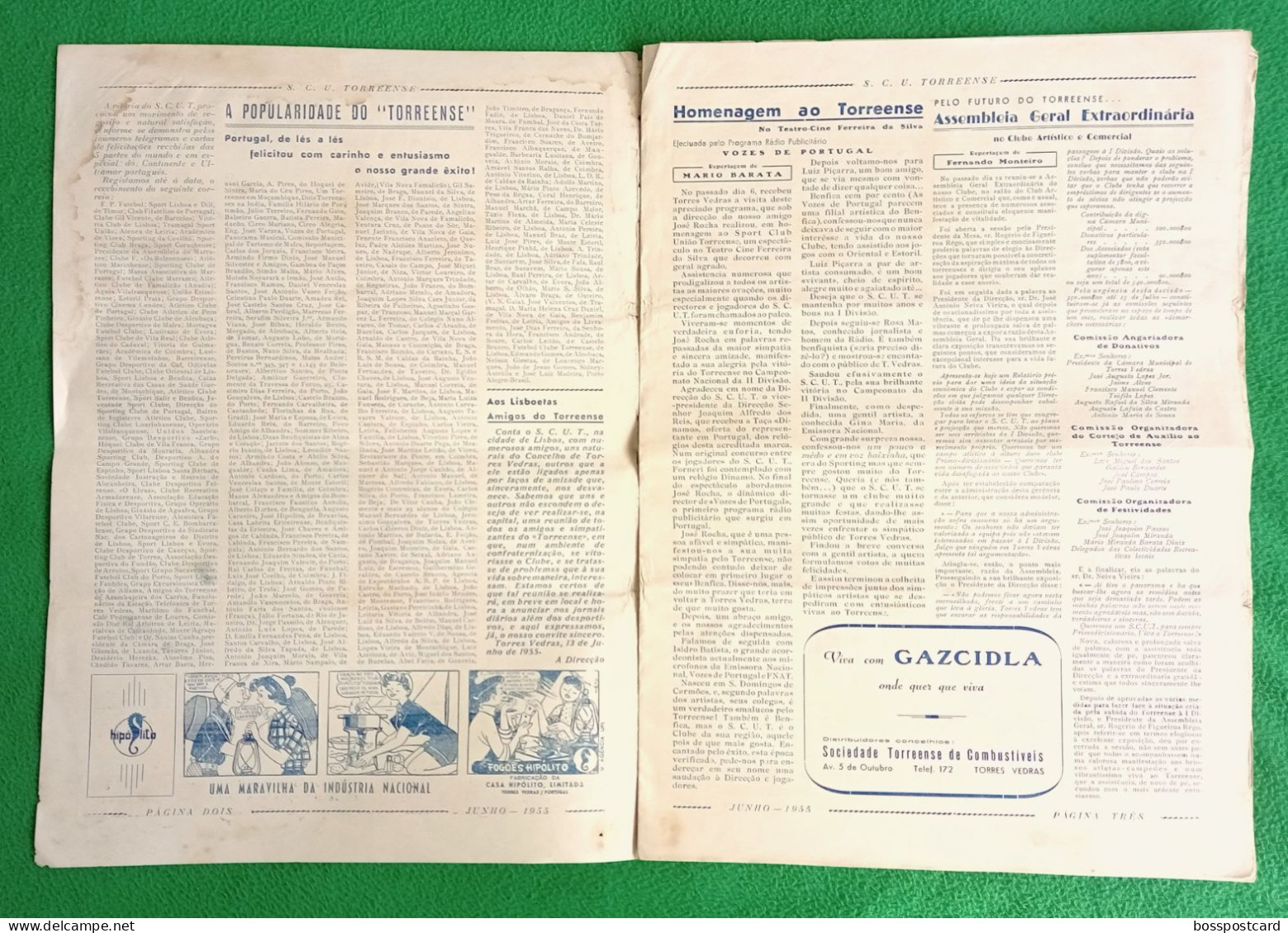 Torres Vedras - Jornal Do Torrense Nº 6, Junho De 1958 - Imprensa - Portugal - Algemene Informatie