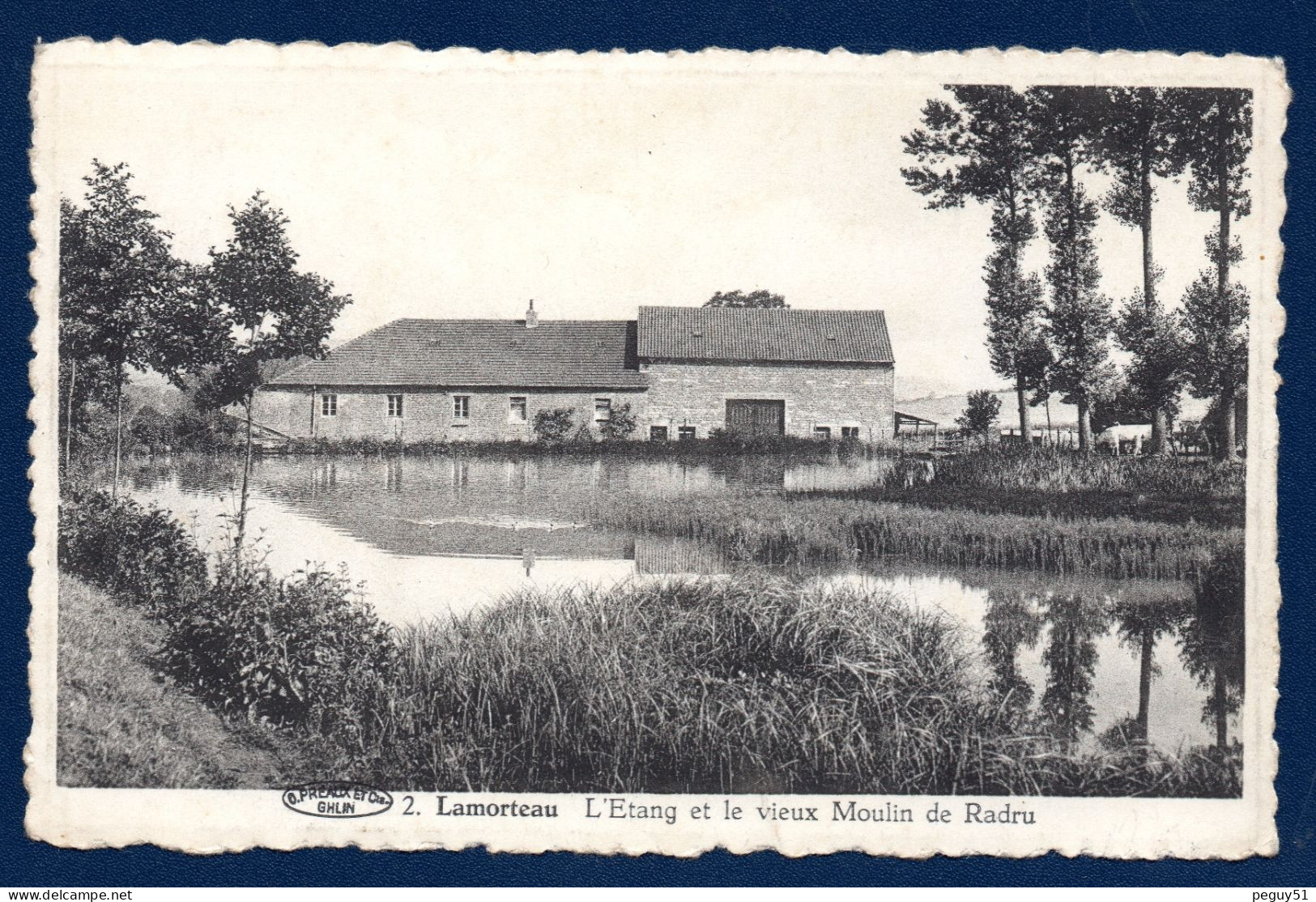 Lamorteau (Rouvroy). L' étang Et Le Vieux Moulin De Radru - Rouvroy