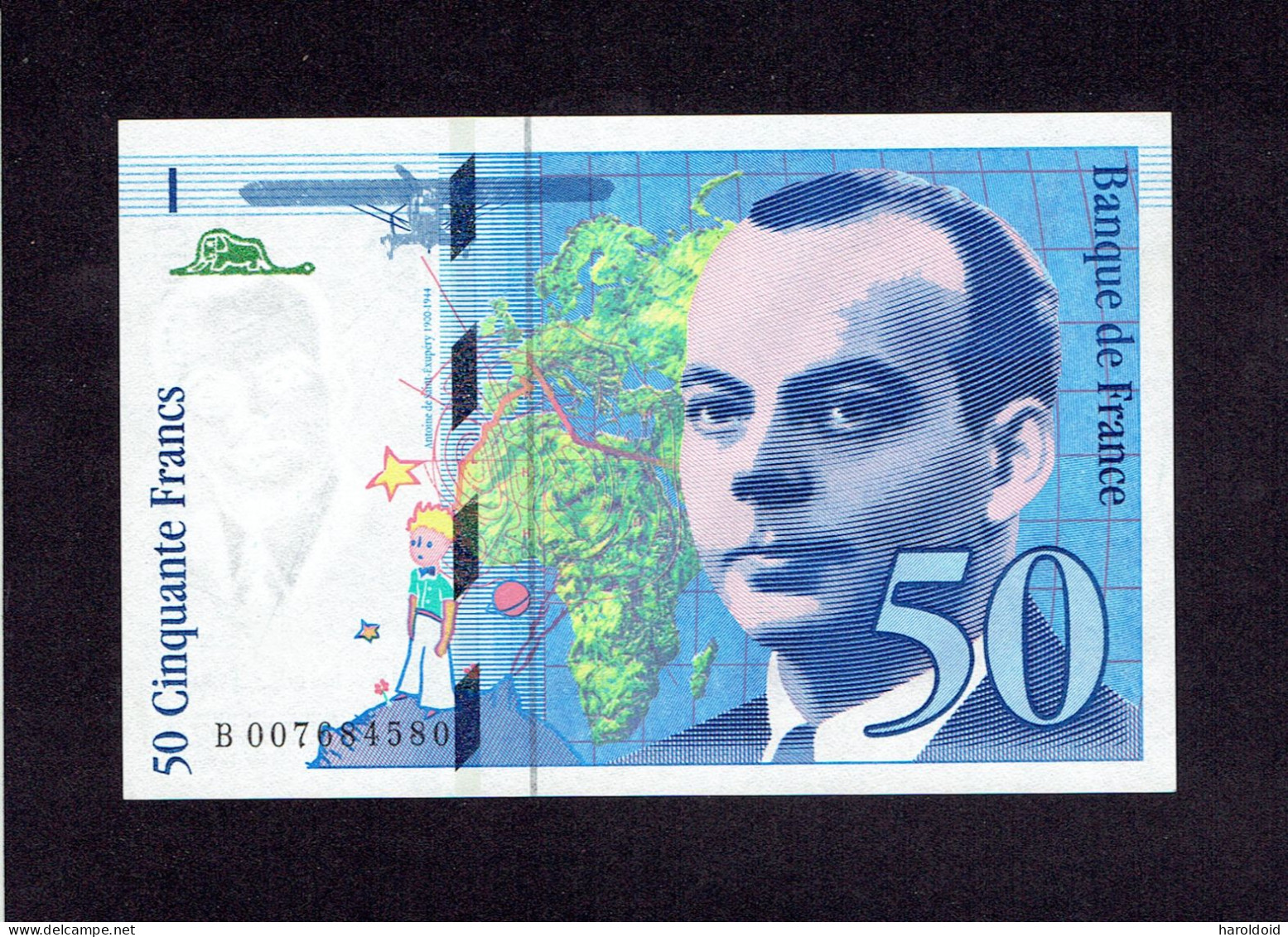 FRANCE - 50 F SAINT EXUPERY - 1993 - SPL - 50 F 1992-1999 ''St Exupéry''