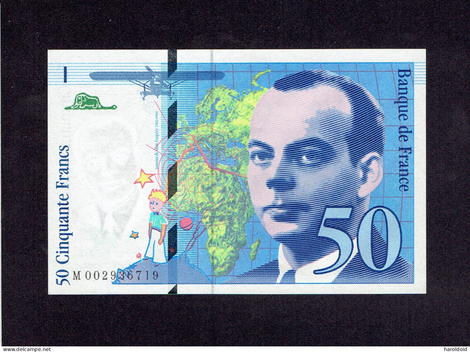 FRANCE - 50 F SAINT EXUPERY - 1992 - N° M - NEUF++ - 50 F 1992-1999 ''St Exupéry''